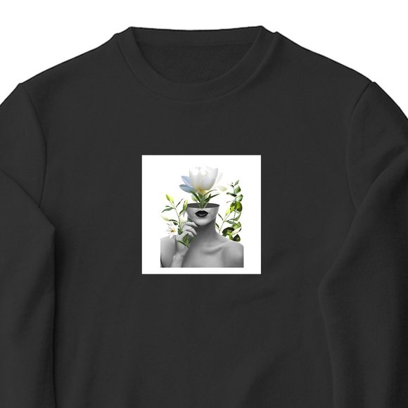 Black Sweatshirt by Famous Artist - Picture 1 of 3